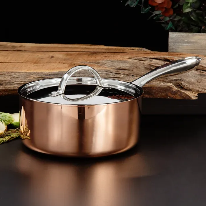 Professional Tri-Ply Copper Sauté Pan